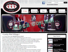 Tablet Screenshot of luckyslotvillage.it